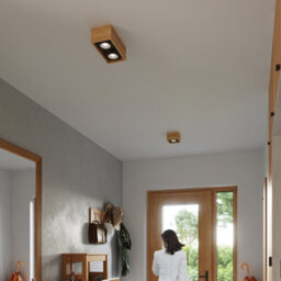 Sollux Lighting Quatro Wood Natural 1 Light Classic Ceiling Light - thumbnail 7
