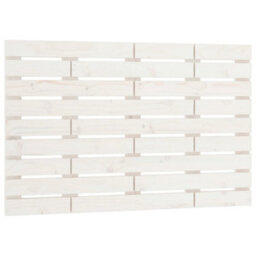 Berkfield Wall Headboard White 106X3X63 Cm Solid Wood Pine - thumbnail 2