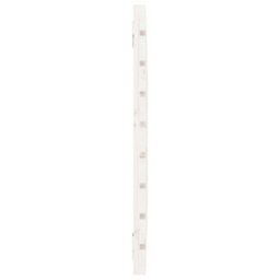 Berkfield Wall Headboard White 106X3X63 Cm Solid Wood Pine - thumbnail 5