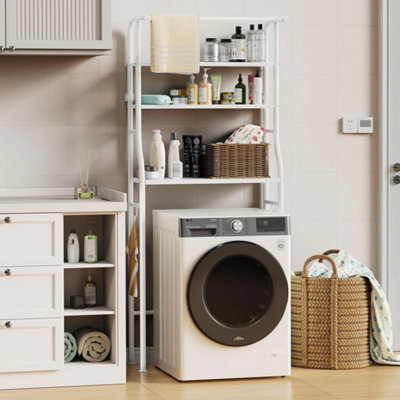 3 Tier Over Toilet & Laundry Storage Rack Bathroom Washing Machine Shelf Rack - image 1