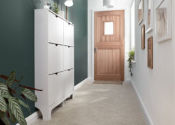 Gfw Narrow 6 Drawer Shoe Cabinet White