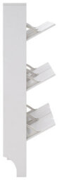 Gfw Narrow 6 Drawer Shoe Cabinet White - thumbnail 5