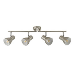 Luminosa Lighting Luminosa Riado Ceiling Spotlight Bar Satin Nickel 4Xe14 - thumbnail 2