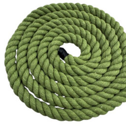 Ropeservices Uk 6mm Green Natural Cotton Plain Rope Halter X 8 Foot - thumbnail 2