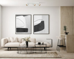 Luminosa Lighting Luminosa Nesto Ceiling Spotlight Bar White 3Xgu10 - thumbnail 2