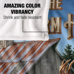 Jq Licensing Lz-Jp The Farm House Silky Deer Supersoft Blanket Multicoloured (One Size) - thumbnail 4