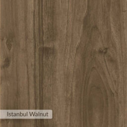Decortie Tasos Modern Slim Side End Coffee Table 30Cm Particle Board Legs Natural Walnut Effect Living Room H 50.5Cm - thumbnail 8