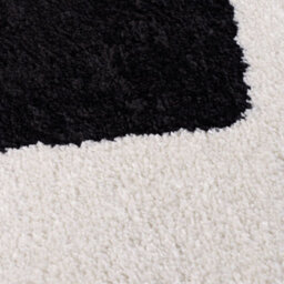 The Rugs Joli Black And White Chequered Rug Soft Dense Pile Easy To Clean And Pet Friendly For Living Rooms And Bedrooms - thumbnail 5