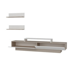 Decorotika Lusi Tv Stand Tv Unit For Tvs Up To 80 Inch Cordoba White - thumbnail 3