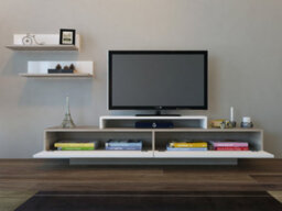 Decorotika Lusi Tv Stand Tv Unit For Tvs Up To 80 Inch Cordoba White - thumbnail 2