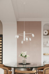 Sollux Lighting Lemmi Steel White 6 Lights Modern Chandelier - thumbnail 8