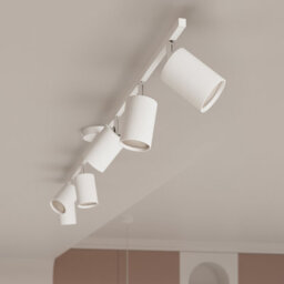 Sollux Lighting Lemmi Steel White 6 Lights Modern Chandelier - thumbnail 7