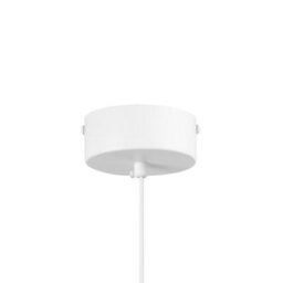 Wyld And Coco Novalumen White Cone Pendant Lamp Modern Industrial Ceiling Light For Living Room And Dining Room - thumbnail 8