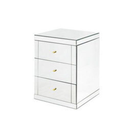 my furniture Pair Of Lucia Mirrored Bedside Tables - thumbnail 1