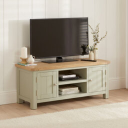 The Furniture Market Marbury Sage Green Widescreen Tv Unit