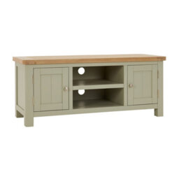 The Furniture Market Marbury Sage Green Widescreen Tv Unit - thumbnail 6