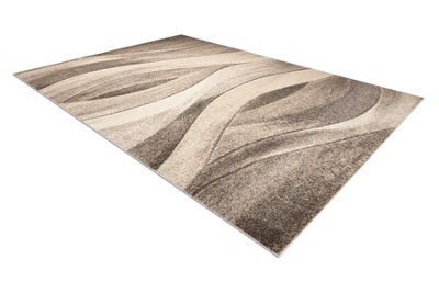 RugsX Carpet Fusion 1617 Beige Cream - Waves, Modern, Abstract 140X190 Cm - image 1