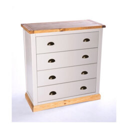 Cabinet Bits Bomporto 4 Drawer Chest Of Drawers Brass Cup Handle - thumbnail 3
