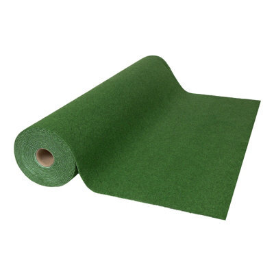 Floordirekt Artificial Felt Grass Matting Wonder Colour Park Easy Care Durable Ideal For Balcony Patio Green - 100 X 400 Cm - image 1