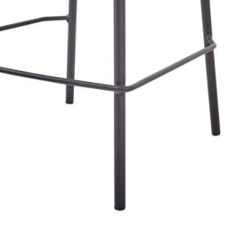 Beliani Set Of 2 Bar Chairs Mayetta Rattan Teal - thumbnail 8