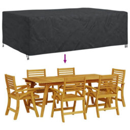 Walplus Outdoor Furniture Cover Black 300 X 200 X 90 Cm 420D - thumbnail 9