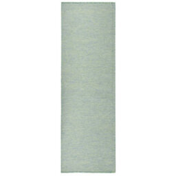 Berkfield Durable Outdoor Flatweave Rug 80X250 Cm Turquoise - thumbnail 2