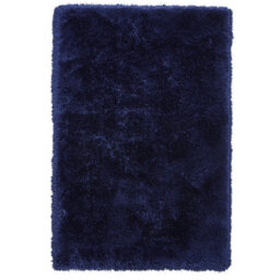 Dark Navy Plain Shaggy Handmade Modern Easy To Clean Rug For Bed Room Living Room And Dining Room-80Cm X 150Cm - thumbnail 5