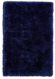 Dark Navy Plain Shaggy Handmade Modern Easy To Clean Rug For Bed Room Living Room And Dining Room-80Cm X 150Cm - thumbnail 9