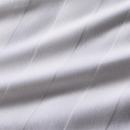 OHS Velvet Stripe Super Soft Duvet Cover Bedding Set, Double - Cream - thumbnail 4