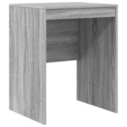 Berkfield Modern Writing Desk Grey Sonoma Particle Board 60 X 50 X 76 Cm Simple
