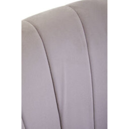 Orsina Mink Velvet Scalloped Armchair, Supportive Armrest Lounge Chair, Easy To Clean Velvet Accent Chair - thumbnail 8
