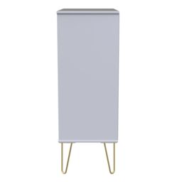 Bologna Ready Assembled Matt Duck Egg & White No Effect 5 Drawer Wide Chest (H)1075mm (W)765mm (D)415mm - thumbnail 6