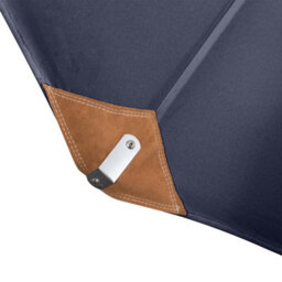 Styx 3M Deluxe Wooden Parasol In Navy - thumbnail 4