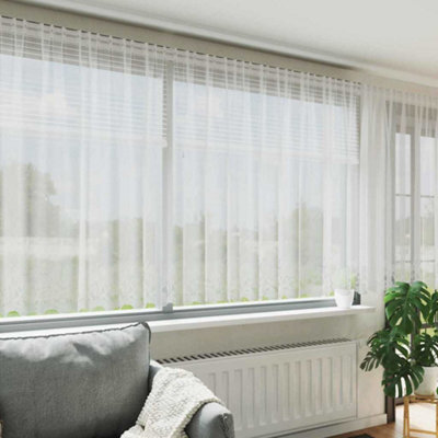 Walplus Curtains With Curtains White 500X180Cm Polyester - image 1
