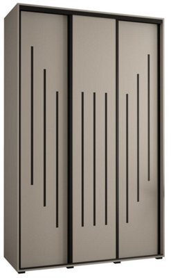 Arte Elegant Dakota Viii Sliding Door Wardrobe 1600mm - Stylish Storage With Hanging Rails And Shelves H2350mm D600mm - image 1