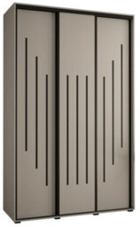 Arte Elegant Dakota Viii Sliding Door Wardrobe 1600mm - Stylish Storage With Hanging Rails And Shelves H2350mm D600mm - thumbnail 1