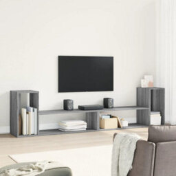 Walplus Tv Cabinets 2 Pcs Grey Sonoma 100X30X50 Cm Engineered Wood - thumbnail 3
