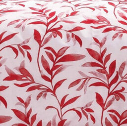 Homespace Direct Ltd Ellie Red Reversible Duvet Cover Set - thumbnail 3