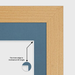 AK Frames 26X8 Country Pine Modern Multi Photo Frame With Pompadour Mount - Holds 5 Apertures (5X) 6X4 Photos - thumbnail 7