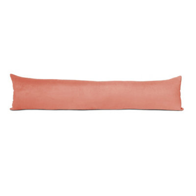 Lancashire Textiles Hollowfibre Filling (85 X 20Cm) Salmon Chenille Draught Stopper Excluder - image 1