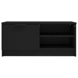 Berkfield Tv Cabinets 2 Pcs Black 80X35X36.5 Cm Engineered Wood - thumbnail 5