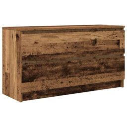 Berkfield Tv Cabinet Old Wood 100X35X54 Cm Engineered Wood - thumbnail 2