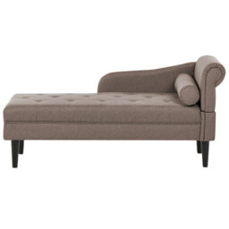 Left Hand 2 Seater Modular Fabric Corner Sofa With Ottoman Grey HELLNAR - View #7