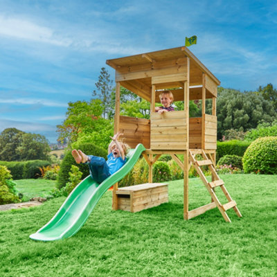 Tp Toys Tree Top Playhouse With Slide