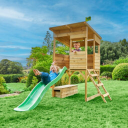 Tp Toys Tree Top Playhouse With Slide - thumbnail 1