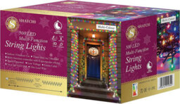 Shatchi 500 Multicolour Leds Multifunction Timer Outdoor String Fairy Lights 50M - thumbnail 1