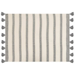 Beliani Blanket Cayir Cotton 130 X 170 Cm Beige - thumbnail 4