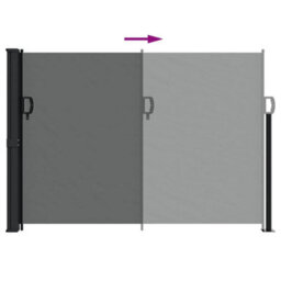 Walplus Retractable Side Awning Garden Sun Shade Canopy Gazebo For Back Door, Porch, Patio Anthracite 140X300 Cm - thumbnail 5