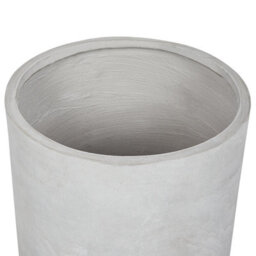 Wyld And Coco Greenway Grey Round Planter - 51 X 51 X 50 Cm Fibre Clay Weatherproof - thumbnail 5
