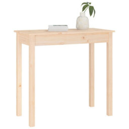 Berkfield Console Table 80X40X75 Cm Solid Wood Pine - thumbnail 4